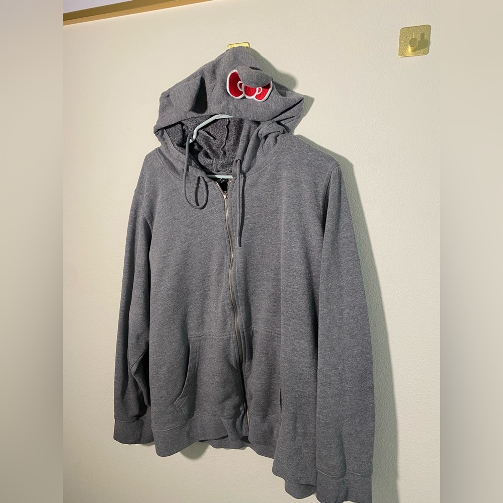 Vintage hello kitty plus size zip up hoodie 😺
